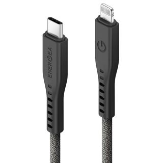 Energea Flow C94 Lightning - USB-C kábel 60W 3A PD 1,5m - fekete