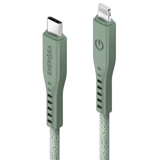 Energea Flow C94 Lightning - USB-C kábel 60W 3A PD 1,5m - zöld