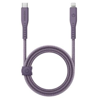 Energea Flow C94 Lightning - USB-C kábel 60W 3A PD 1,5m - lila