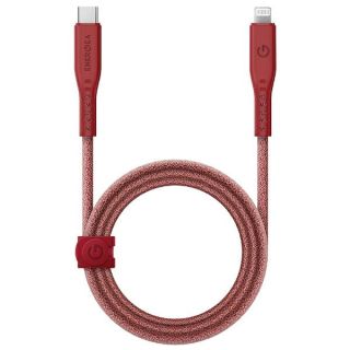 Energea Flow C94 Lightning - USB-C kábel 60W 3A PD 1,5m - piros