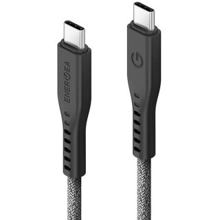 Energea Flow USB-C - USB-C kábel 240W 5A PD 1,5m - fekete