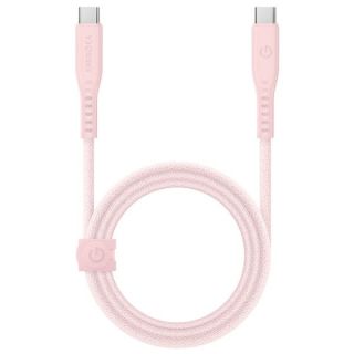 Energea Flow USB-C - USB-C kábel 240W 5A PD 1,5m - rózsaszín