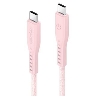 Energea Flow USB-C - USB-C kábel 240W 5A PD 1,5m - rózsaszín