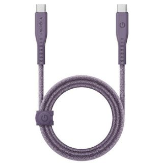 Energea Flow USB-C - USB-C kábel 240W 5A PD 1,5m - lila