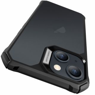 ESR Air Armor iPhone 15 ütésálló hátlap tok - áttetsző fekete