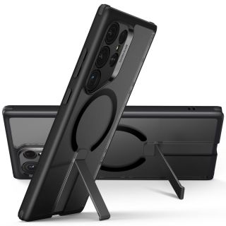 ESR FlickStand Boost HaloLock MagSafe Samsung Galaxy S24 Ultra kemény hátlap tok kitámasztóval - fekete