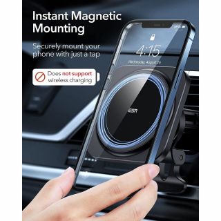 ESR Halolock MagSafe iPhone mágneses autós tartó - szellőzőrácsos