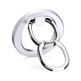 ESR HaloLock MagSafe ujjtartó gyűrű és kitámasztó - ezüst
