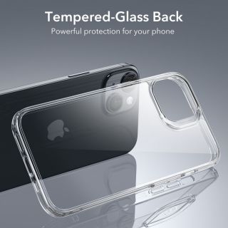 ESR Ice Shield iPhone 15 Plus kemény hátlap tok - átlátszó