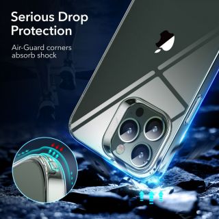 ESR Project Zero iPhone 13 Pro szilikon hátlap tok - átlátszó