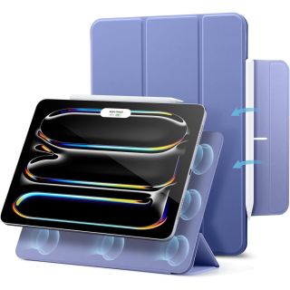 ESR Rebound Magnetic iPad Pro 11” (2024) mágneses kinyitható tok - lila
