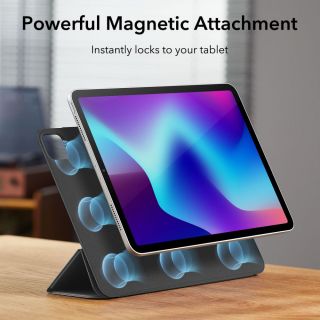 ESR Rebound Magnetic iPad Pro 12,9" (2022/2021/2020) tok - fekete