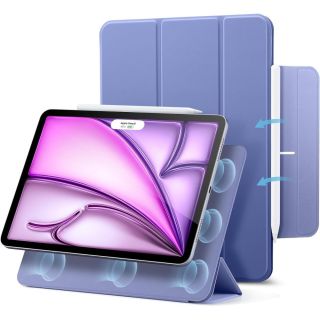 ESR Rebound Magnetic iPad Pro 12,9" (2022/2021/2020/2018) / Air 13" (2024) mágneses kinyitható tok - lila