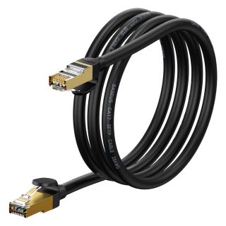 Baseus Speed Seven Ethernet - Ethernet RJ45 kábel 10Gbps 1,5m - fekete