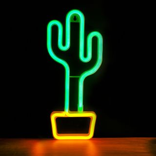 Forever Light Neon LED dekorációs világítás - kaktusz