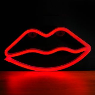 Forever Light Neon LED dekorációs világítás - csók