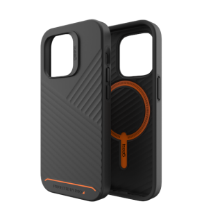 Gear4 Denali Snap MagSafe iPhone 14 Plus ütésálló kemény hátlap tok - fekete