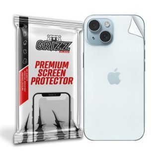 GrizzGlass SatinSkin iPhone 15 hátlapvédő fólia - matt