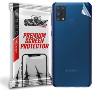 GrizzGlass SatinSkin Samsung Galaxy M31 Prime hátlapvédő fólia - matt