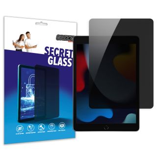 GrizzGlass SecretGlass Apple iPad 10,2” (2021/2020/2018) betekintésgátló kijelzővédő üvegfólia