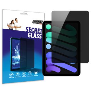 GrizzGlass SecretGlass Apple iPad mini 8,3” (2021) betekintésgátló kijelzővédő üvegfólia