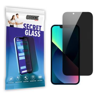 GrizzGlass SecretGlass iPhone 13 betekintésgátló kijelzővédő üvegfólia