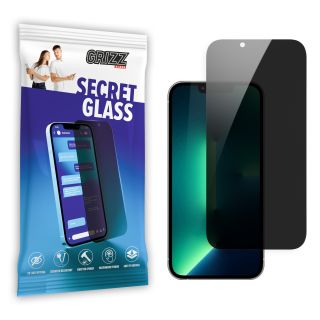 GrizzGlass SecretGlass iPhone 13 Pro betekintésgátló kijelzővédő üvegfólia