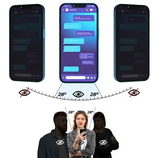 GrizzGlass SecretGlass iPhone 15 Pro betekintésgátló kijelzővédő üvegfólia