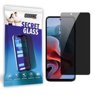GrizzGlass SecretGlass Motorola Moto G34 betekintésgátló kijelzővédő üvegfólia
