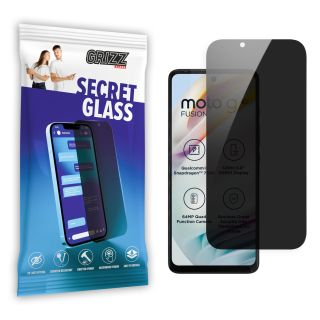 GrizzGlass SecretGlass Motorola Moto G40 Fusion betekintésgátló kijelzővédő üvegfólia