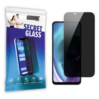 GrizzGlass SecretGlass Motorola Moto G71 betekintésgátló kijelzővédő üvegfólia