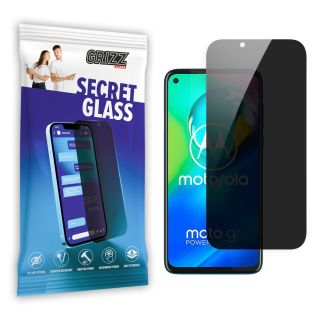 GrizzGlass SecretGlass Motorola Moto G8 Power betekintésgátló kijelzővédő üvegfólia