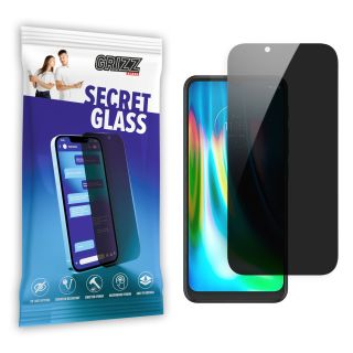 GrizzGlass SecretGlass Motorola Moto G9 betekintésgátló kijelzővédő üvegfólia