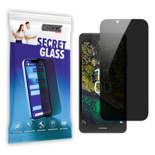 GrizzGlass SecretGlass Nokia C100 betekintésgátló kijelzővédő üvegfólia