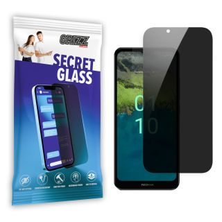 GrizzGlass SecretGlass Nokia C110 betekintésgátló kijelzővédő üvegfólia