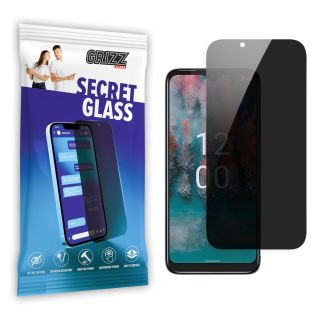 GrizzGlass SecretGlass Nokia C12 betekintésgátló kijelzővédő üvegfólia