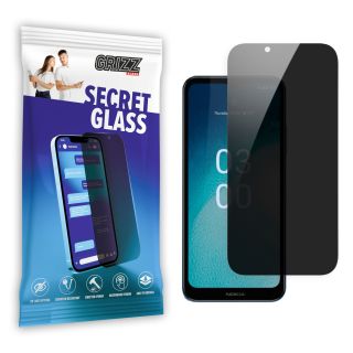 GrizzGlass SecretGlass Nokia C300 betekintésgátló kijelzővédő üvegfólia