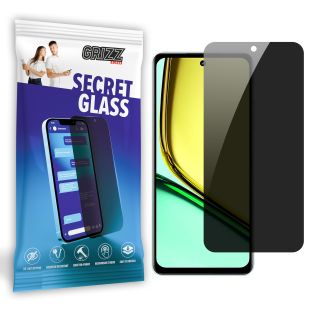 GrizzGlass SecretGlass Realme 12 Lite betekintésgátló kijelzővédő üvegfólia