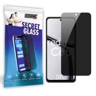 GrizzGlass SecretGlass Realme C65 betekintésgátló kijelzővédő üvegfólia