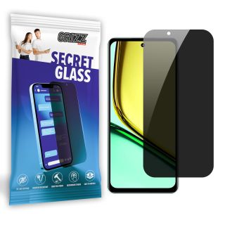 GrizzGlass SecretGlass Realme C67 4G betekintésgátló kijelzővédő üvegfólia
