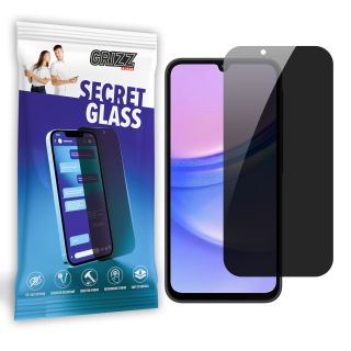 GrizzGlass SecretGlass Samsung Galaxy A15 4G / 5G betekintésgátló kijelzővédő üvegfólia