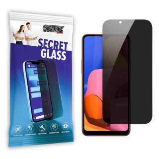 GrizzGlass SecretGlass Samsung Galaxy A20s betekintésgátló kijelzővédő üvegfólia