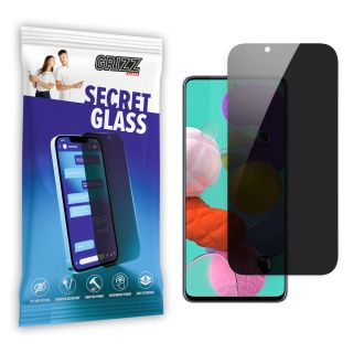 GrizzGlass SecretGlass Samsung Galaxy A71 5G betekintésgátló kijelzővédő üvegfólia