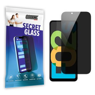 GrizzGlass SecretGlass Samsung Galaxy F02s betekintésgátló kijelzővédő üvegfólia