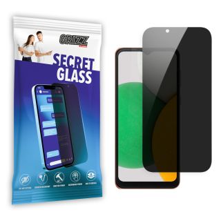 GrizzGlass SecretGlass Samsung Galaxy M04 betekintésgátló kijelzővédő üvegfólia