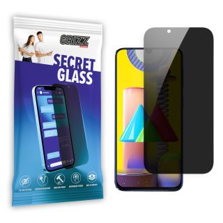 GrizzGlass SecretGlass Samsung Galaxy M31 betekintésgátló kijelzővédő üvegfólia