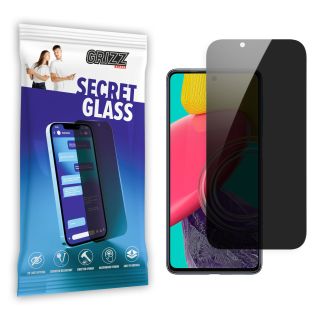 GrizzGlass SecretGlass Samsung Galaxy M51 betekintésgátló kijelzővédő üvegfólia