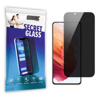 GrizzGlass SecretGlass Samsung Galaxy S21 betekintésgátló kijelzővédő üvegfólia