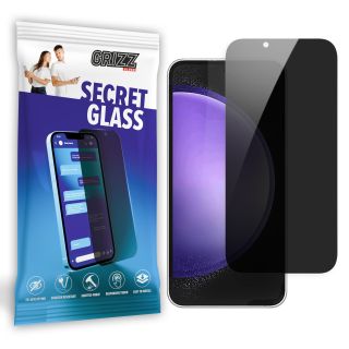 GrizzGlass SecretGlass Samsung Galaxy S23 FE betekintésgátló kijelzővédő üvegfólia