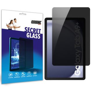 GrizzGlass SecretGlass Samsung Galaxy Tab A9 Plus betekintésgátló kijelzővédő üvegfólia
